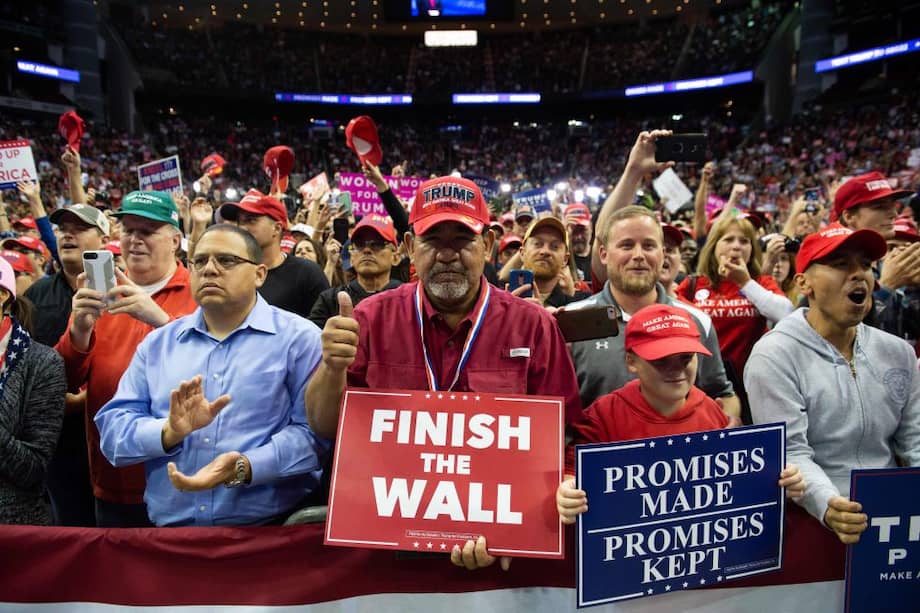 Trump, identidad e inmigración: los temas que polarizan los comicios en Estados Unidos. / AFP