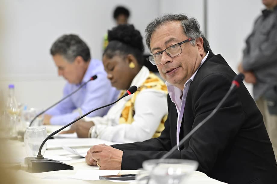 El presidente Gustavo Petro le pidió al Congreso que apruebe las reformas sociales.