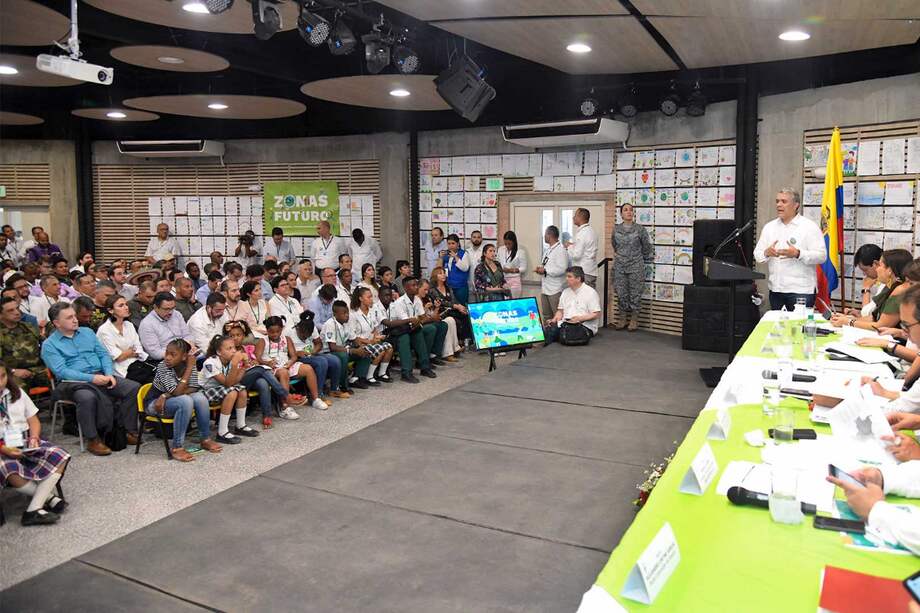 Las Zonas Futuro atienden a las regiones que concentran el 32% de los cultivos de coca en el país. / Presidencia de la República