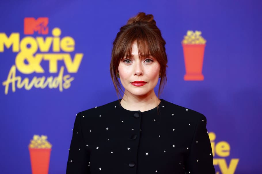 LOS ANGELES, CALIFORNIA - MAY 16: Elizabeth Olsen attends the 2021 MTV Movie & TV Awards at the Hollywood Palladium on May 16, 2021 in Los Angeles, California. (Photo by Matt Winkelmeyer/2021 MTV Movie and TV Awards/Getty Images for MTV/ViacomCBS)