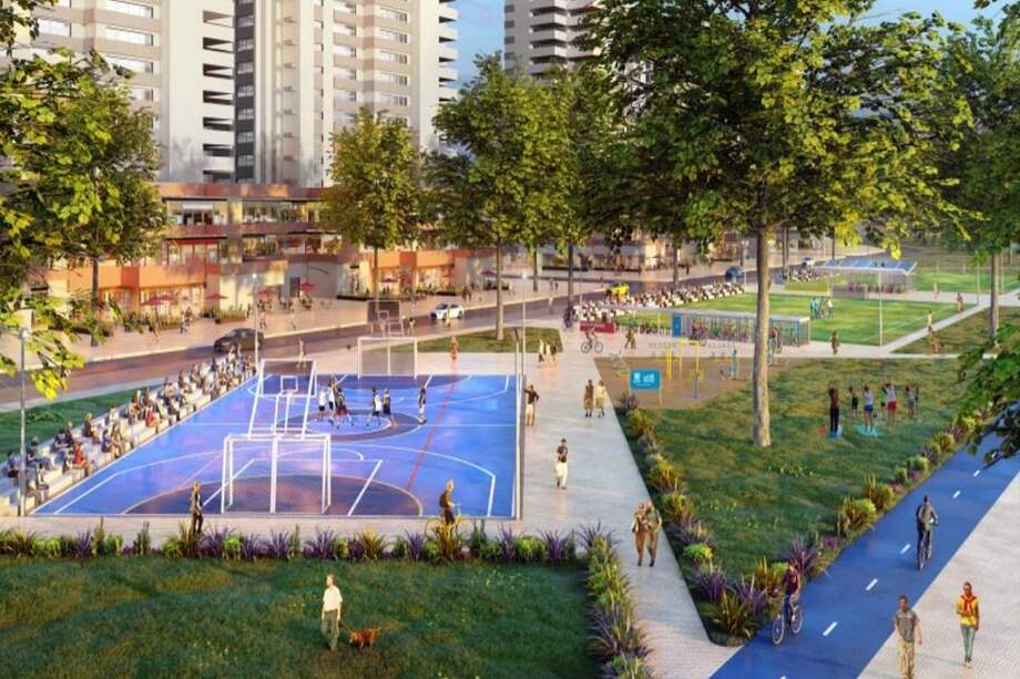 Este planeaba ser el parque zonal del proyecto.