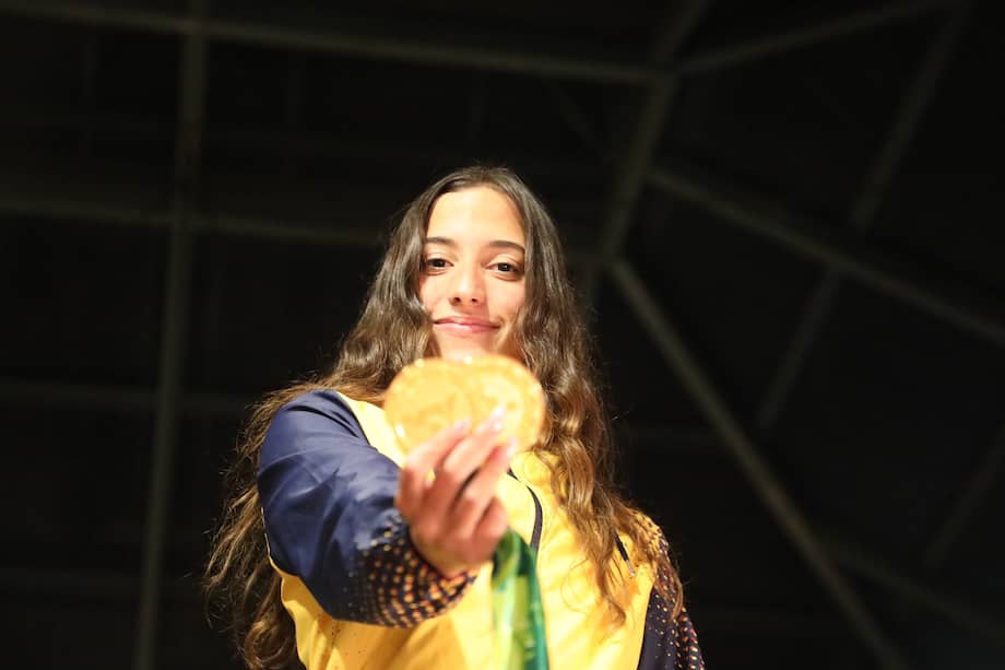 La nadadora colombiana Tiffany Murillo ha ganado cuatro medallas de oro y una de plata.