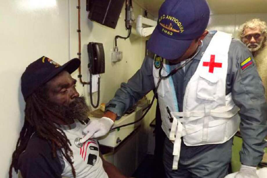 Armada rescata a dos jamaiquinos cerca a enclave en mar nicaragüense