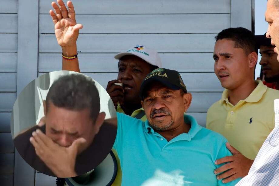 Luis Manuel Díaz no pudo contener las lágrimas al relatar el secuestro del cual fue víctima.