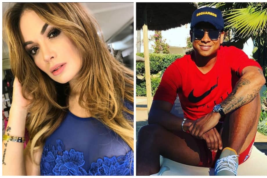 Sara Uribe y Fredy Guarín tuvieron una relación amorosa a mediados de noviembre de 2016. / Instagram