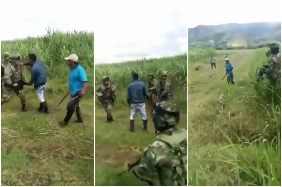 Dentro de todos los posibles desenlaces en esa situación, los soldados mantuvieron la compostura y su único acto de respuesta no puso en riesgo la vida de los protestantes. / Archivo particular