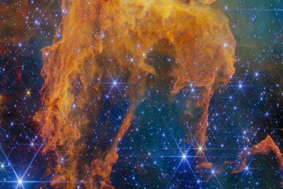 Nebulosa de Carina, una gigantesca nube de gas y polvo cósmico.