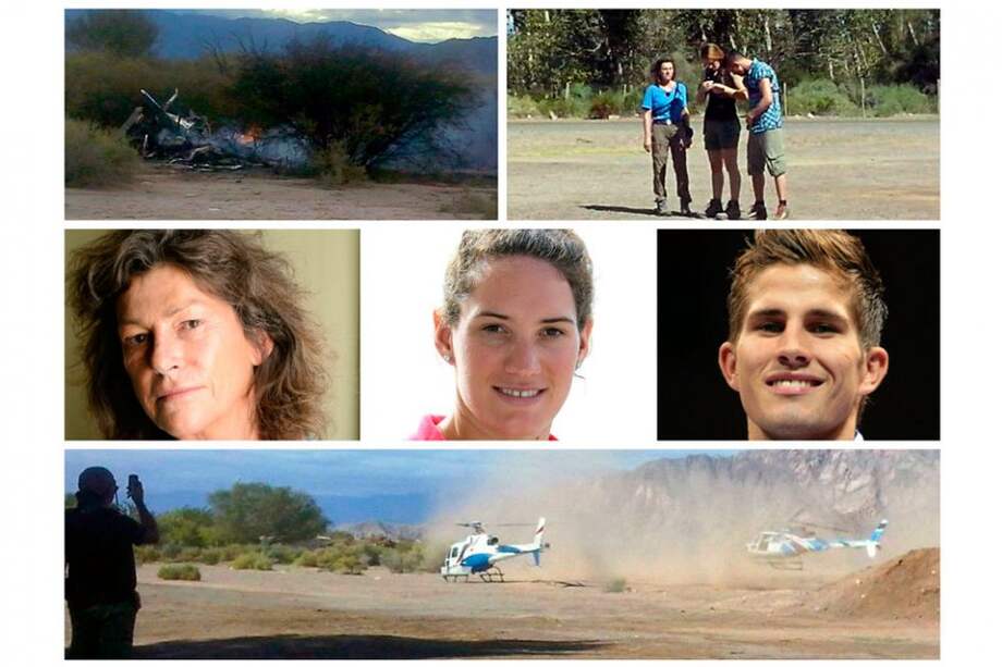 La navegadora Florence Arthaud, la nadadora Camille Muffat y el boxeador Alexis Vastine, fallecieron en el accidente. / AFP