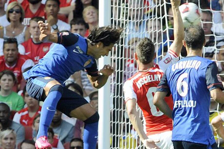 Falcao marca en su primer partido como titular luego de seis meses fuera de las canchas