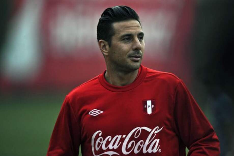 Claudio Pizarro, delantero de la selección de Perú. Foto: AFP