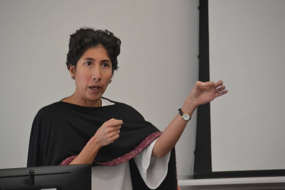 Marcela Eslava, nueva decana de Economía de la U. de los Andes.