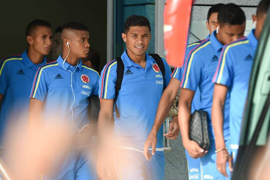 Teófilo Gutiérrez, delantero del Atlético Júnior. / AFP