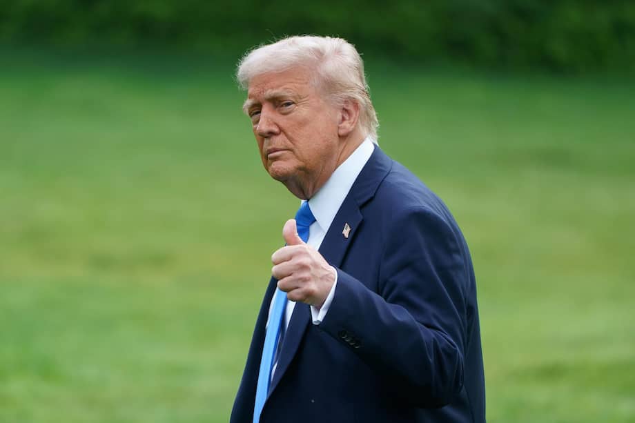 Foto del presidente estadounidense, Donald Trump, el 1 de mayo de 2025.