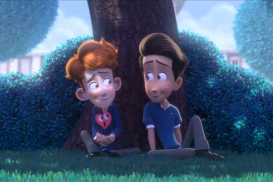 Captura de pantalla del corto "In a Heartbeat".