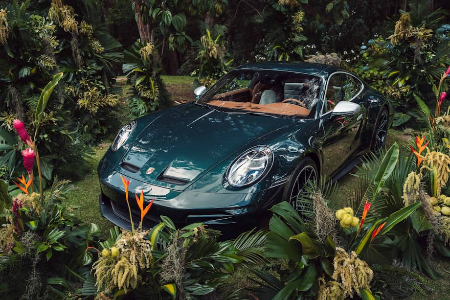 “El Ocelote”, un 911 GT3 Touring el cual fue diseñado con una estética inspirada en la selva amazónica colombiana.