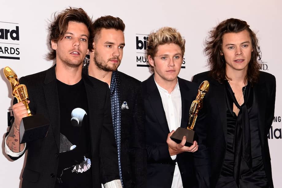 Louis Tomlinson, Liam Payne, Niall Horan y Harry Styles en mayo de 2015. / AFP