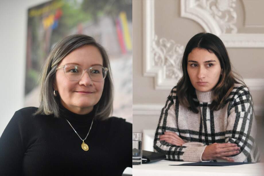 Cielo Rusinque, directora de Prosperidad Social, y Laura Sarabia, exjefa de gabinete presidencial.