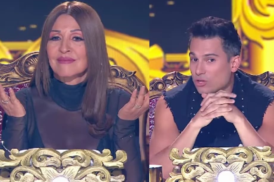 Amparo Grisales y Pipe Bueno discuten en ‘Yo me llamo’ por Rosalía.