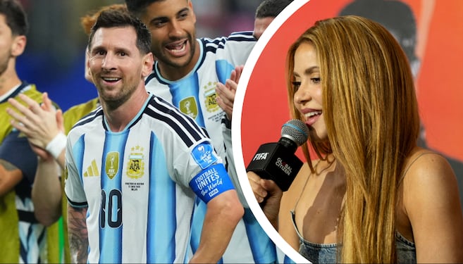 Shakira sorprendió a Lionel Messi con emotivo mensaje luego del partido Argentina