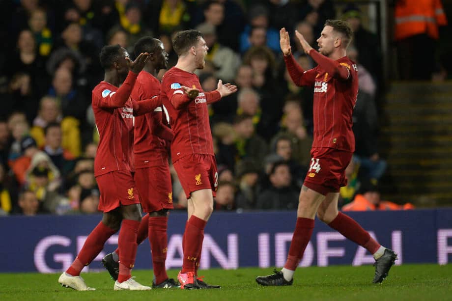 El cuadro de Anfield Road sigue su camino para igualar a Arsenal como los únicos clubes que han sido campeones de manera invicta. / EFE