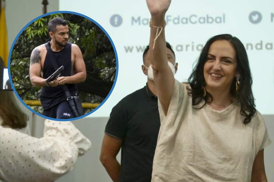 El evento proselitista de la precandidata del Centro Democrático se realizó en la noche de este miércoles en Cali. Alrededor de 30 personas participaron.