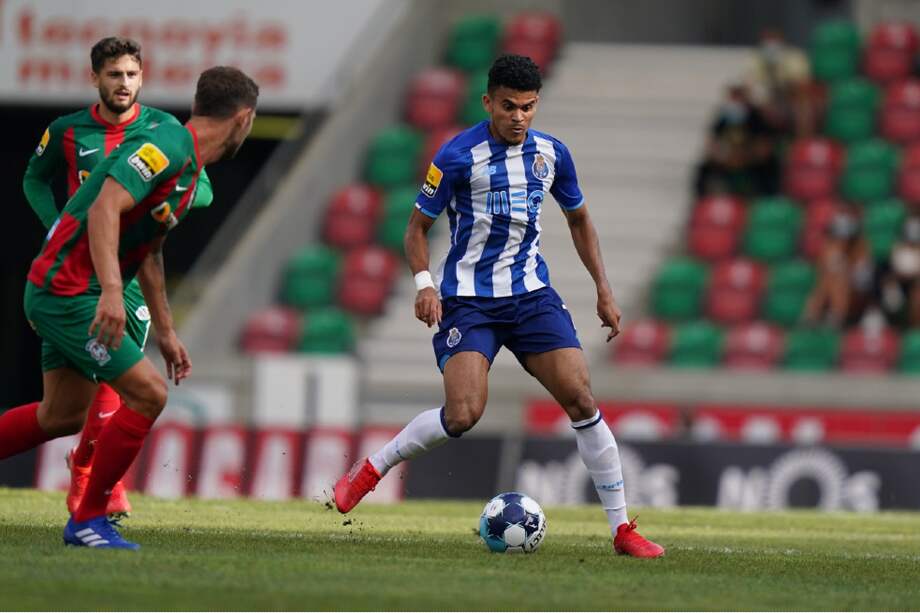 Luis Díaz fue titular en el partido entre Porto y Marítimo, por la Liga de Portugal.