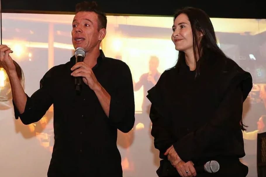 Rigoberto Urán y su esposa Michelle Durango