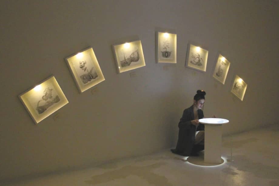 'Los varones del Sol', exhibición de la artista plástica María Fernanda Patiño.