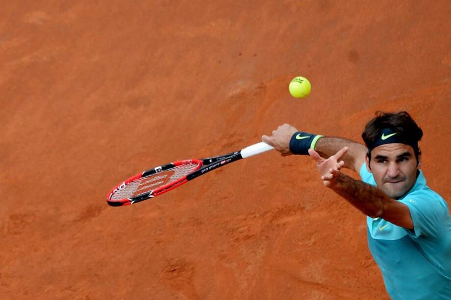 Roger Federer avanzó a cuartos en Roma. Foto: AFP
