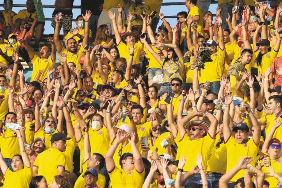 Se espera lleno total para el partido entre Colombia y Venezuela, el primero de las eliminatorias del Mundial 2026. / AP