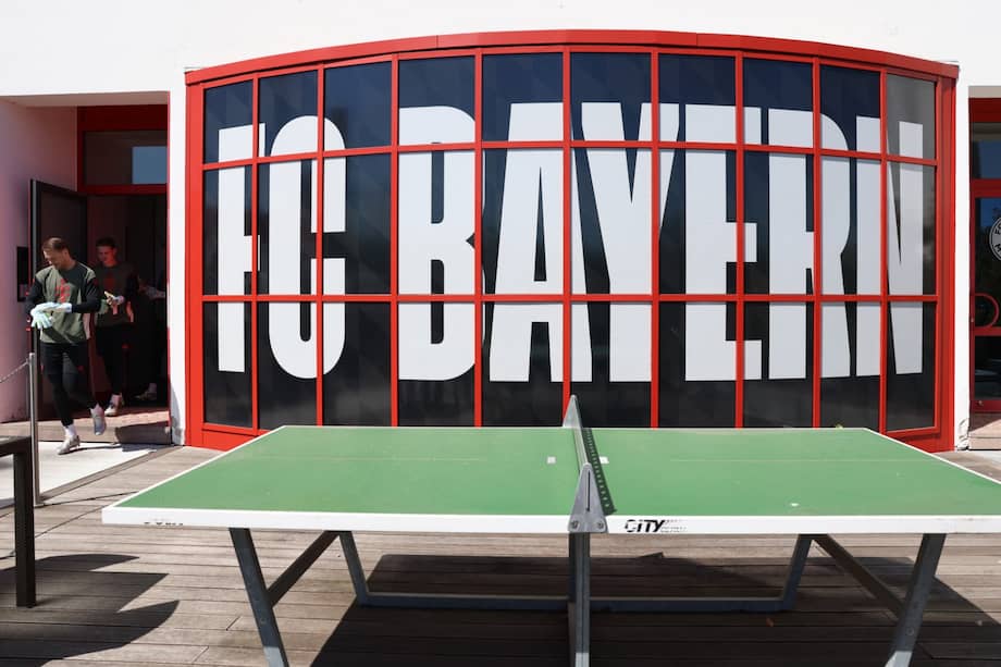 Campo de entrenamiento del Bayern Munich. (Photo by Alexandra BEIER / AFP)