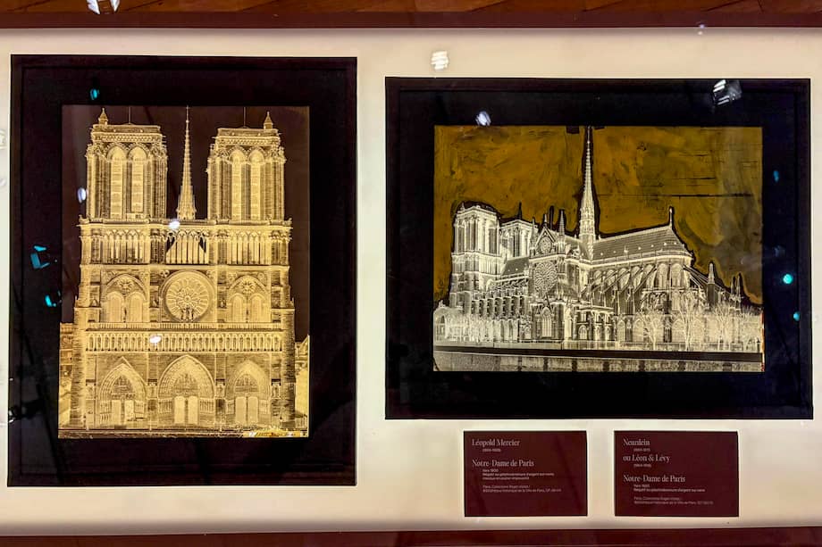 Los dibujos arquitectónicos del escritor francés Víctor Hugo (1802-1885), que influyeron en su imaginario y dieron pie a obras tan influyentes como "Nuestra Señora de París" (1831), que evitó el derribo de la catedral Notre-Dame.
