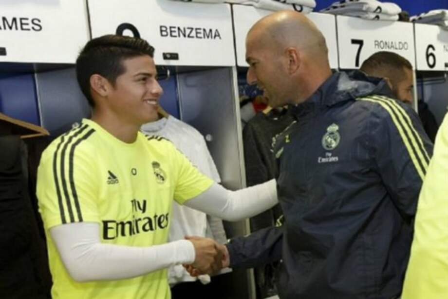 James está preparado para jugar: Zidane