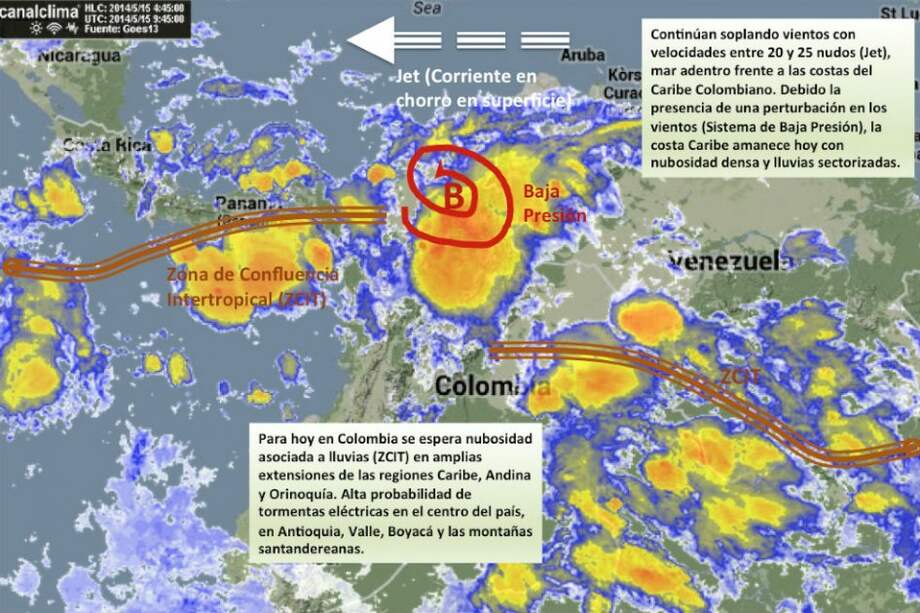 Pronóstico del clima para este 15 de mayo
