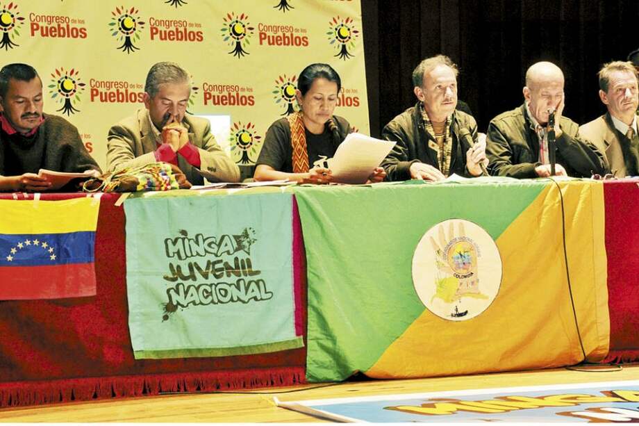 En el auditorio León de Greiff de la Universidad Nacional se realizó el panel “Diálogo Nacional por la Paz”, al que asistió Todd Howland, de la ONU. / Congreso de los Pueblos