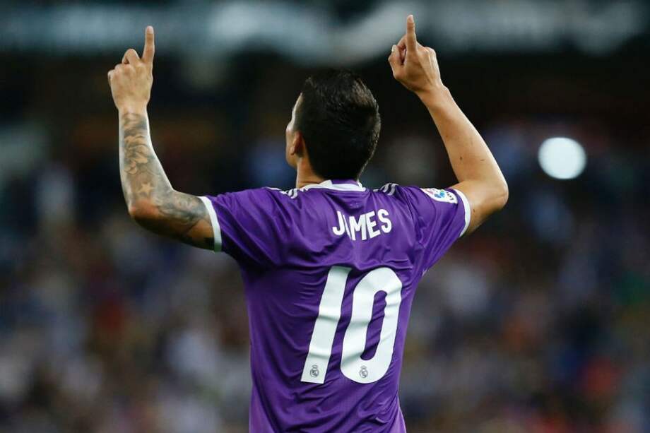 James Rodríguez, mediocampista del Real Madrid. Foto: AFP