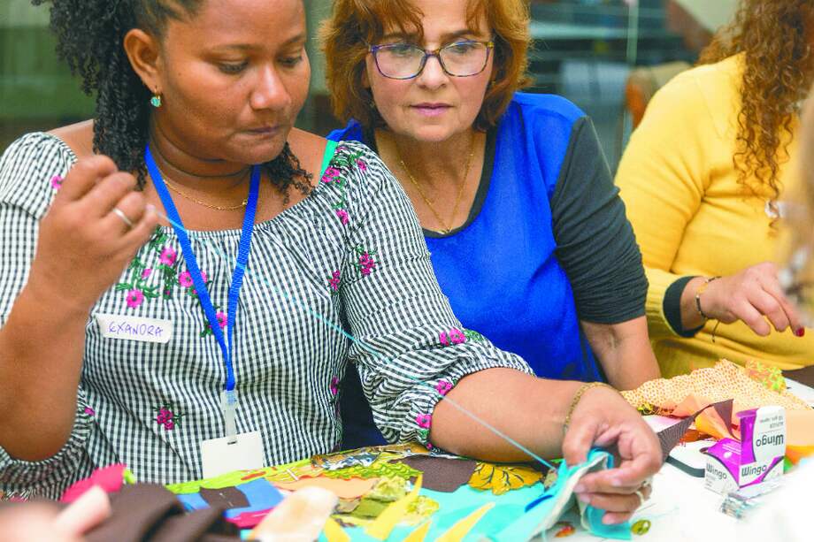 Para las tejedoras de Mampuján, sus tapices no se venden pues la memoria no se vende. / Cortesía