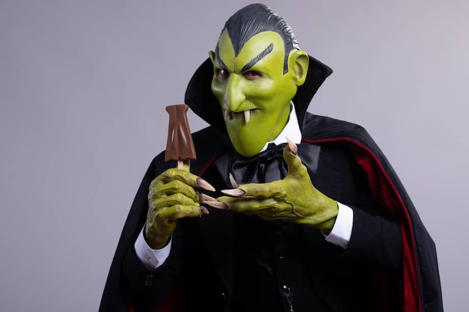 El emblemático Drácula y la paleta que lleva su nombre.