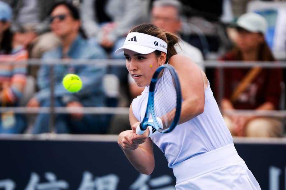 Camila Osorio, segunda mejor raqueta de Colombia en el ranking de la WTA.