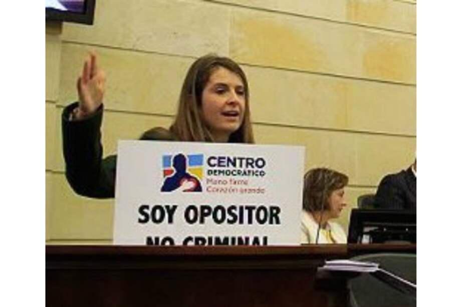 La senadora Paloma Valencia. / Archivo Centro Democrático