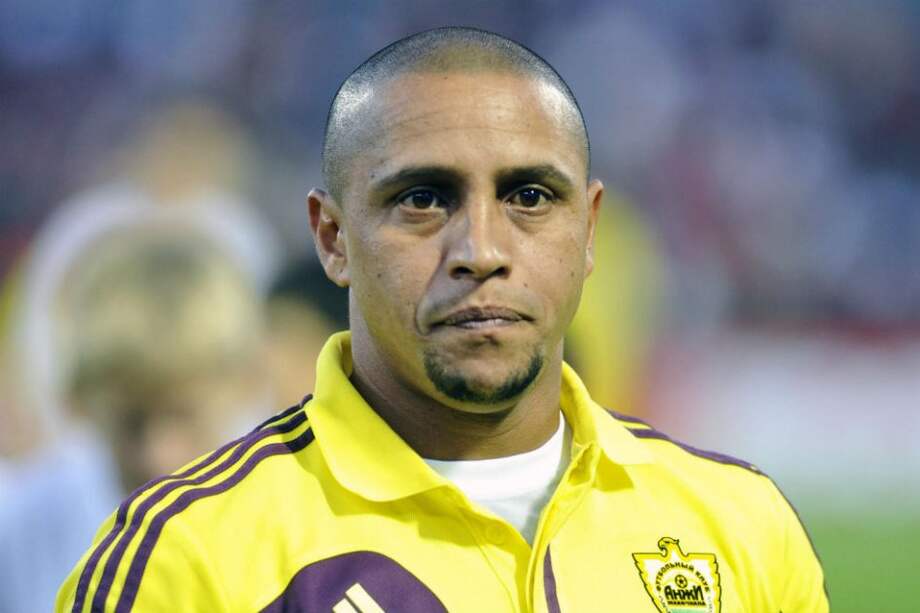 Roberto Carlos, exdefensor brasileño. Foto: AFP