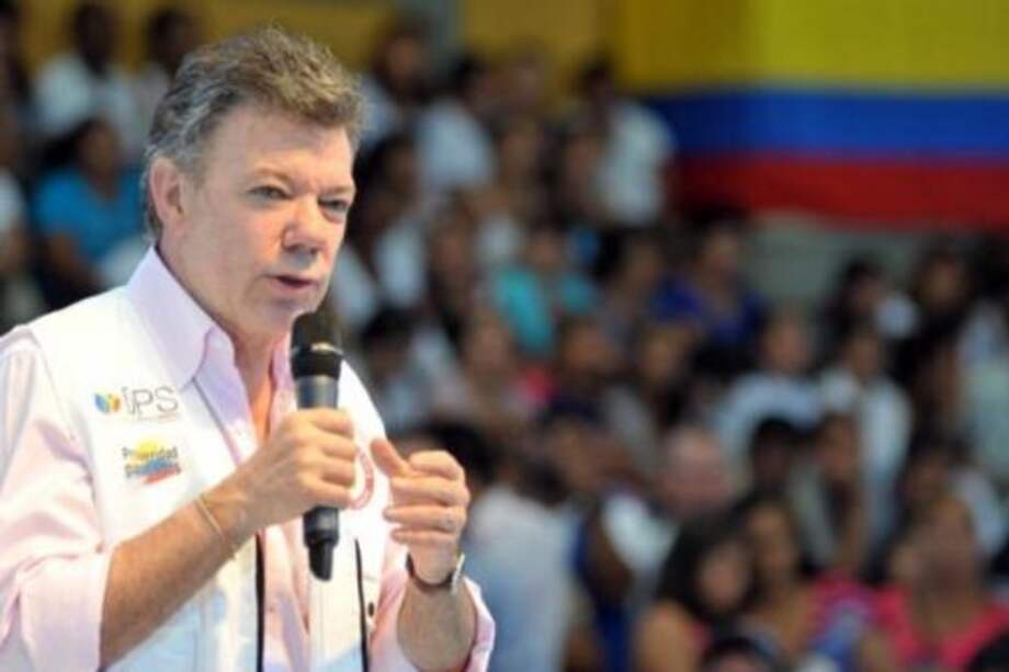 Favorabilidad del presidente Santos está por encima del 50 por ciento