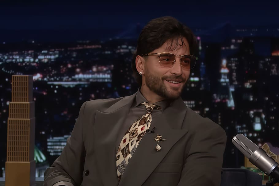 Maluma en 'The Tonight Show Starring Jimmy Fallon', programa de NBC.