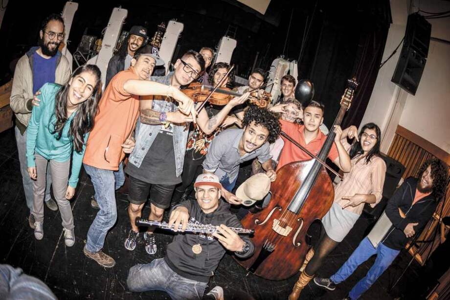 Algunos de los músicos que harán parte de la experiencia Red Bull 3 Mundos. / Camilo Quiroga