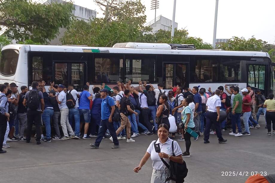 Bus de Transmetro en Barranquilla