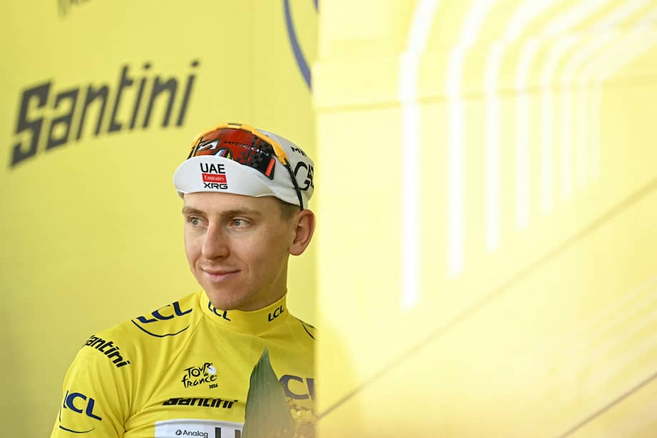 Tadej Pogacar lidera la clasificación general del Tour de Francia desde el pasado jueves.