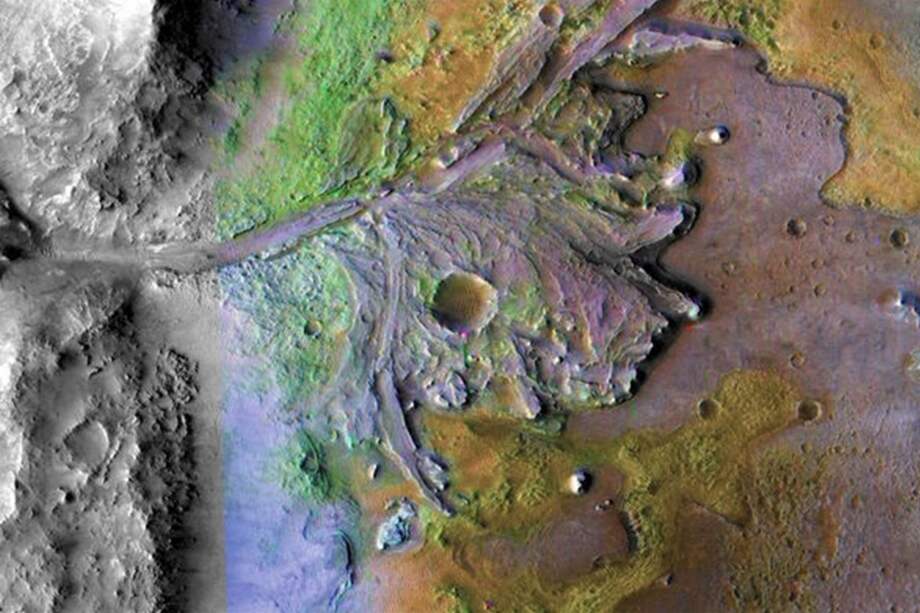 Hace alrededor de 4.100 a 3.700 millones de años, este lugar era un antiguo lago. / Nasa