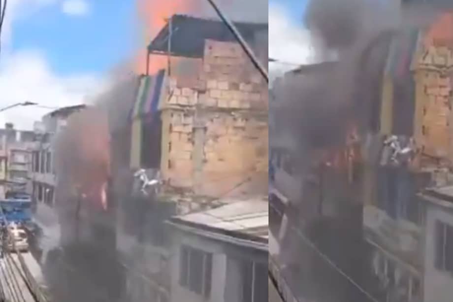 Los Bomberos reportaron que al menos, tres personas resultaron lesionadas