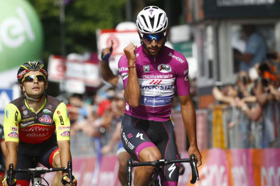 Fernando Gaviria ha logrado cuatro victorias en el Giro de Italia. / AFP