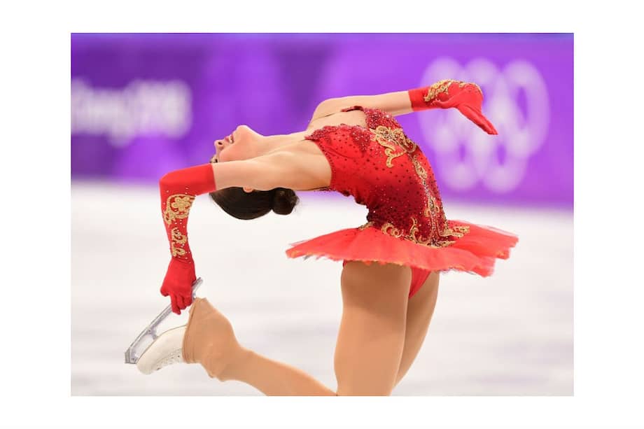 La patinadora Alina Zagitova le dio a Rusia la primera medalla de oro en estas justas olímpicas. / AFP